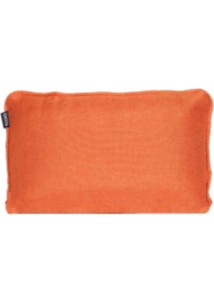 3'lü Hasır Dokulu Fitilli Kırlent Kılıfı Turuncu