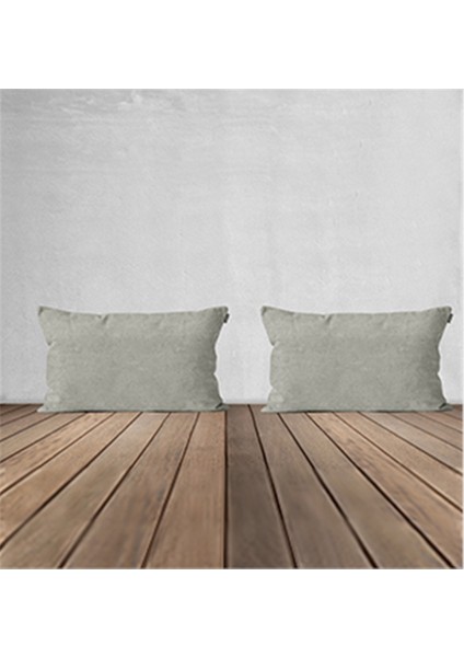 2'li Kadife Dokulu Dikdörtgen Kırlent Kılıfı Taş modelleri