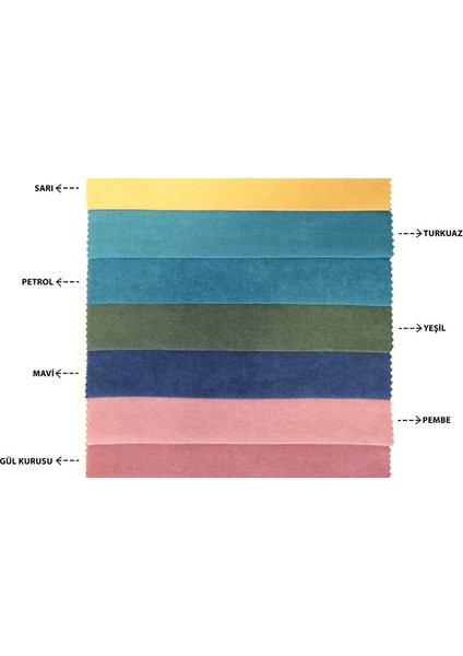 4'lü Kadife Dokulu Kırlent Kılıfı Taş