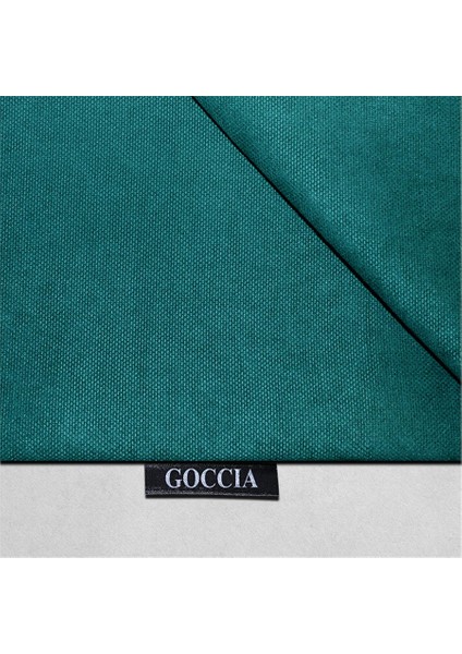 4'lü Kadife Dokulu Kırlent Kılıfı Petrol