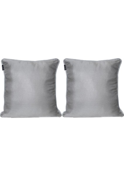 2'li Parlak Fitilli Kırlent Kılıfı Kahve-Beyaz modelleri