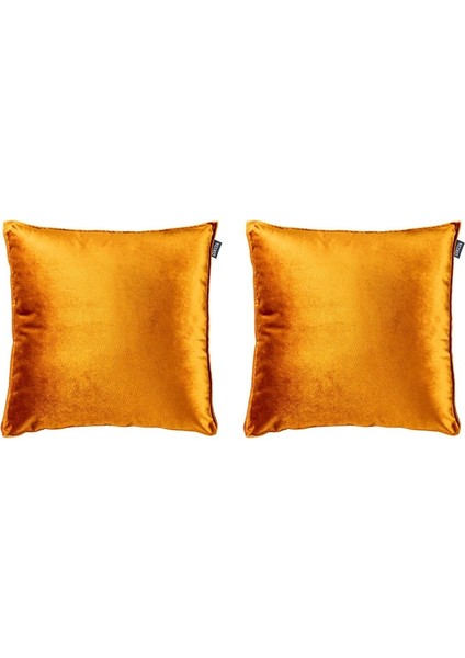 2'li Kadife Dikdörtgen Kırlent Kılıfı Kiremit modelleri