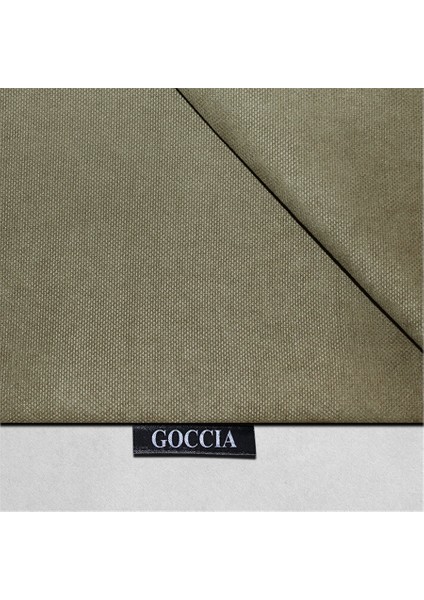 4'lü Kadife Dokulu Kırlent Kılıfı Haki Yeşil