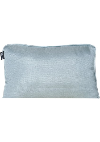 3'lü Parlak Fitilli Kırlent Kılıfı Gökyüzü Mavi