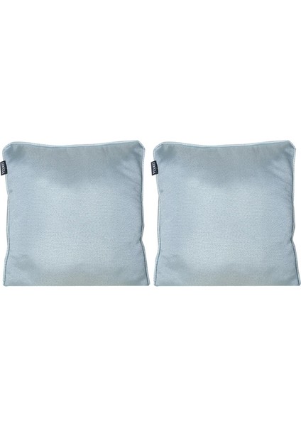 2'li Parlak Fitilli Kırlent Kılıfı Gökyüzü Mavi fırsatları