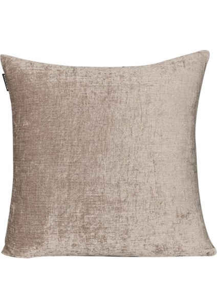 3'lü Kadife Şönil Kırlent Kılıfı Krem Kahve indirimleri