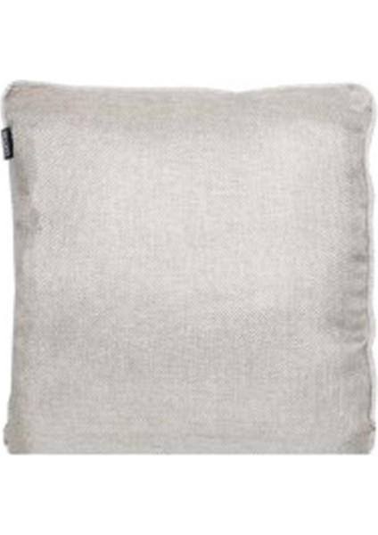 3'lü Hasır Dokulu Fitilli Kırlent Kılıfı Krem