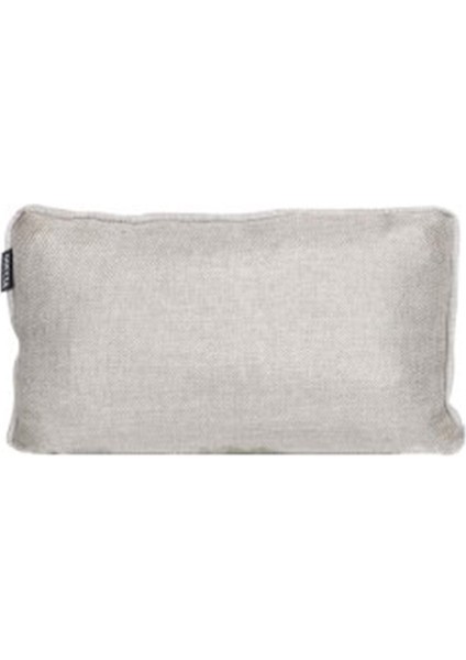 3'lü Hasır Dokulu Fitilli Kırlent Kılıfı Krem