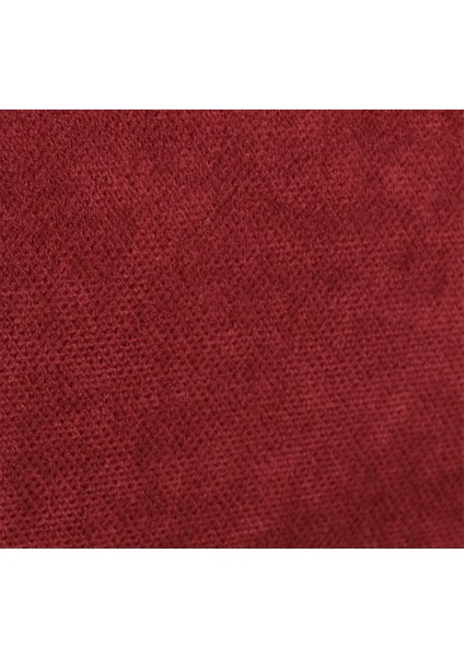 2'li Kadife Dokulu Fitilli Dikdörtgen Kırlent Kılıfı Bordo