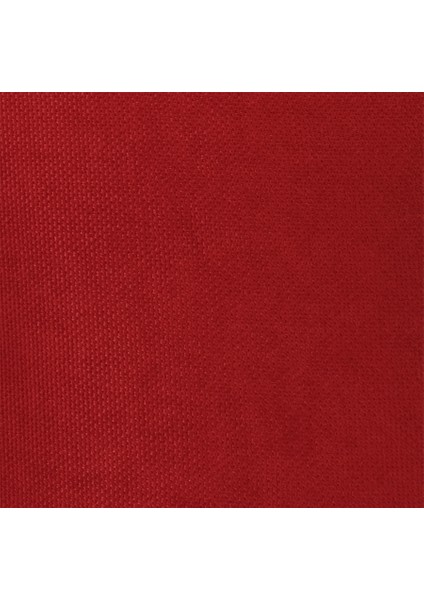 2'li Kadife Dokulu Fitilli Kırlent Kılıfı Kırmızı