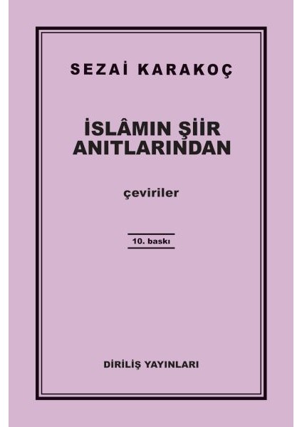 Islamın Şiir Anıtlarından