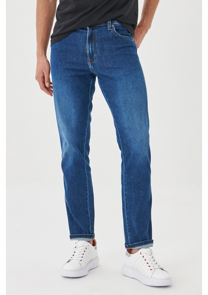 Texas Slim Fit Dar Kesim Normal Bel Esnek Jean Kot Pantolon