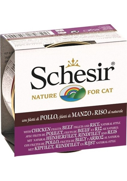 Tavuk ve Sığır Etli Kedi Konservesi 85gr