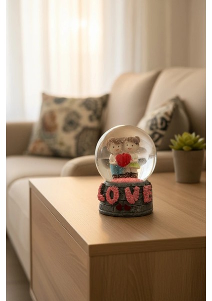 Küçük Boy Love Kar Küresi