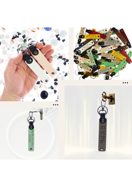 Futbol Topuna Vuruş Figürlü Hediye, Erkek Arkadaşa Kalıcı Yazılı Anahtarlık Set, Açık Kahve-Kül Gri fırsatları