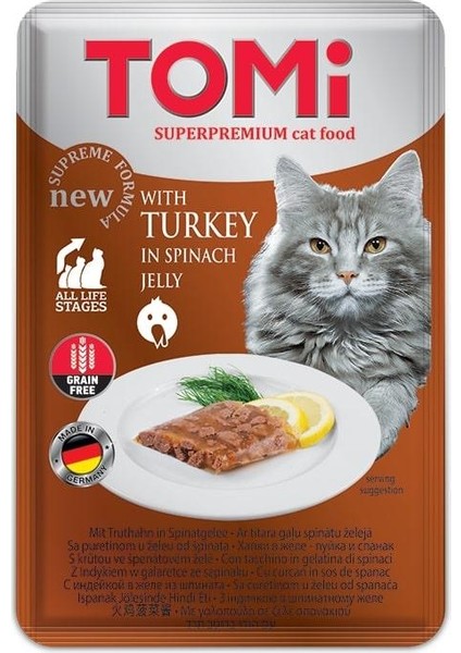 Kedi Hindi & Ispanak Tahılsız Pouch Mama 100gr fiyatları