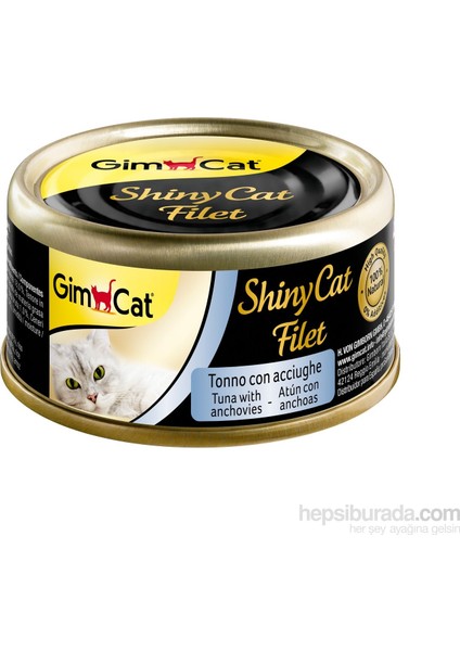 Shınycat Kıyılmış Fileto Tuna Ançuez 70Gr