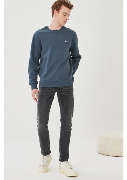 Luke Slim Tapered Dar Kesim Düşük Bel Antrasit Esnek Jean Kot Pantolon fırsatları