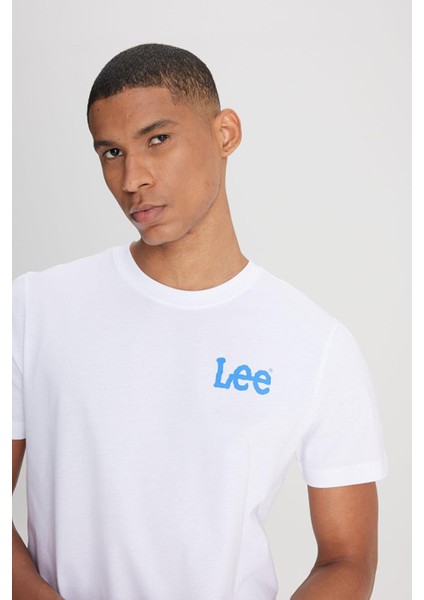 Regular Fit Normal Kesim %100 Pamuk Bisiklet Yaka Somon Tişört