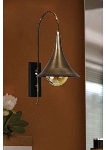 Lyon Eskitme Aplik Metal Gövde ile Aşağı Yönlü Işık E-27 Duy Tipi