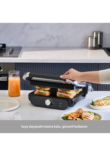 Grilliant 1366H Çıkarılabilir Plakalı Tost ve Izgara Makinesi modelleri