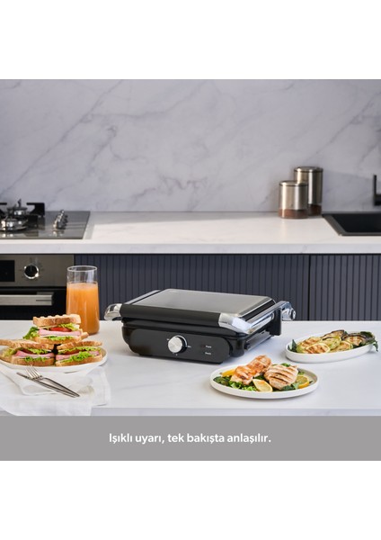 Grilliant 1366H Çıkarılabilir Plakalı Tost ve Izgara Makinesi