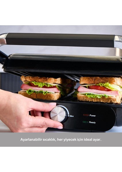 Grilliant 1366H Çıkarılabilir Plakalı Tost ve Izgara Makinesi