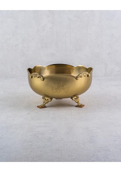 Black Pearl Küçük Gold Dekoratif Kase 18×18×9