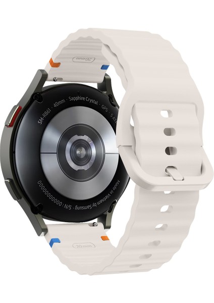 Honor Magic Watch 2 42 mm Ile Uyumlu (20 Mm) Dalgalı Dikiş Detaylı Silikon Saat Kordonu modelleri