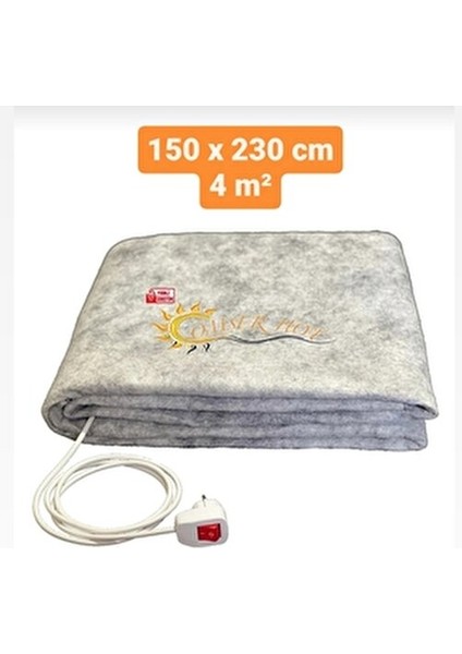 Halı Altı Isıtıcı 150 x 230 cm Sessiz ve Radyasyon Yaymayan Tasarım fırsatları