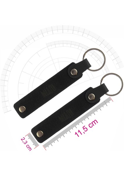 Nar Çiçeği & Yavru Ağzı, 6’lı Set, Isim Yazılabilen Deri Anahtarlık, Konferans Katılımcılarına Anı
