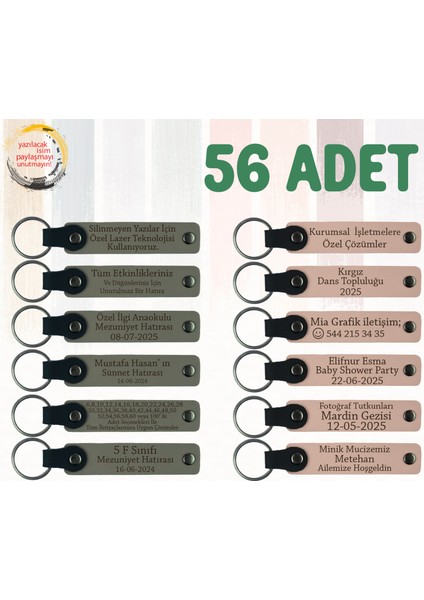 Kül Gri & Pudra, 56’li Set, Kişisel Yazılı Deri Hediyelik, Festival Katılımcılarına Anlamlı Sürpriz