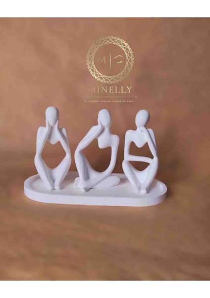 Absract Trio Tray