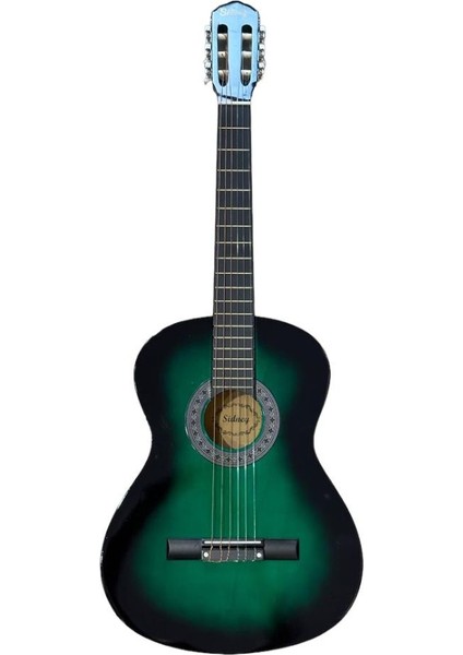 Yeşil Gitar - 4/4 Boy Öğrenci Gitarı Kılıf ve Pena Hediye ! fırsatları