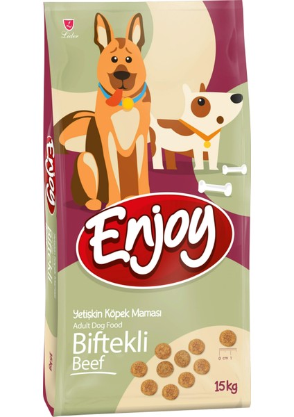 Biftekli Yetişkin Köpek Maması 15 kg