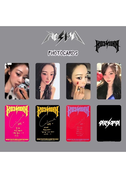 Aespa Giselle '' Rich Man '' Photocards Set
