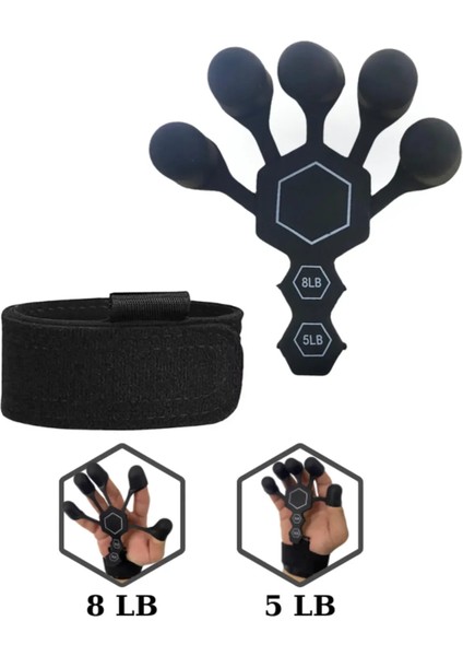 El ve Bilek Geliştirici Kavrama Güçlendirici Damar Belirginleştirici Parmak Egzersiz Aleti Gripster modelleri
