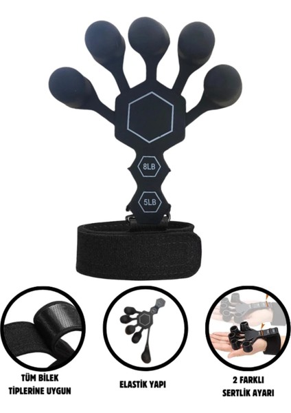 El ve Bilek Geliştirici Kavrama Güçlendirici Damar Belirginleştirici Parmak Egzersiz Aleti Gripster fırsatları