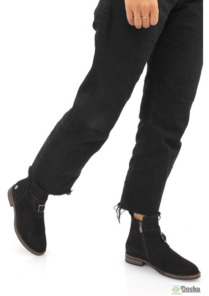 Mammimia Kadın Bağcıksız Hakiki Deri Ortopedik Düz Taban Kısa Klasik Bot M26/KB8305 modelleri