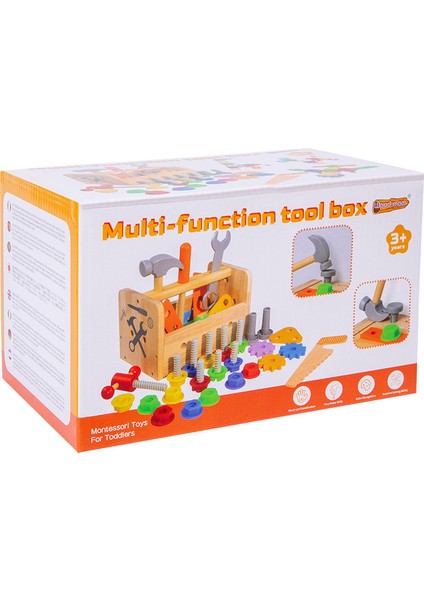 Tamir Araçları Tezgahı, Erken Eğitim Parçalama ve Montaj Zeka Oyuncağı (Yurt Dışından)