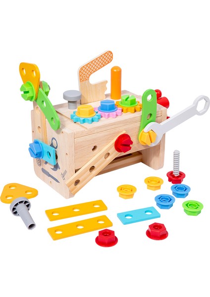 Tamir Araçları Tezgahı, Erken Eğitim Parçalama ve Montaj Zeka Oyuncağı (Yurt Dışından) fırsatları