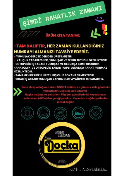 Mammimia Kadın Dolgu Taban Klasik Tarz Hakiki Deri Ortopedik Bot M26/KB1585