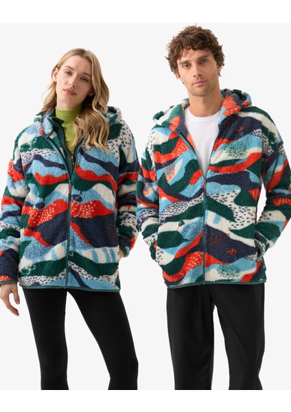 Unisex Termal Polar Ceket 20003 - Desenli