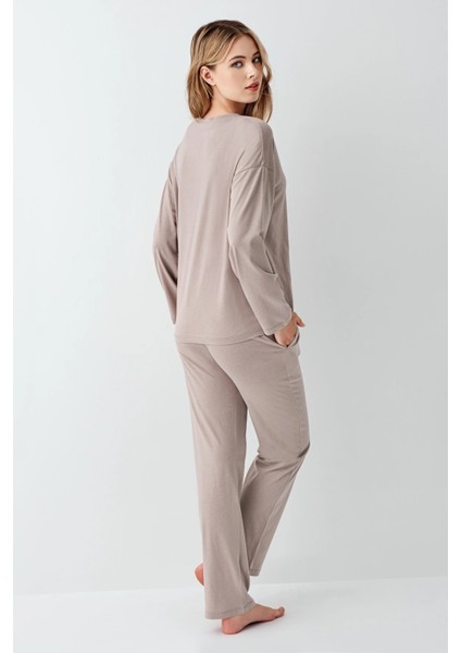 Arnetta 3407-S Kadın Uzun Kol Pijama Takım fırsatları
