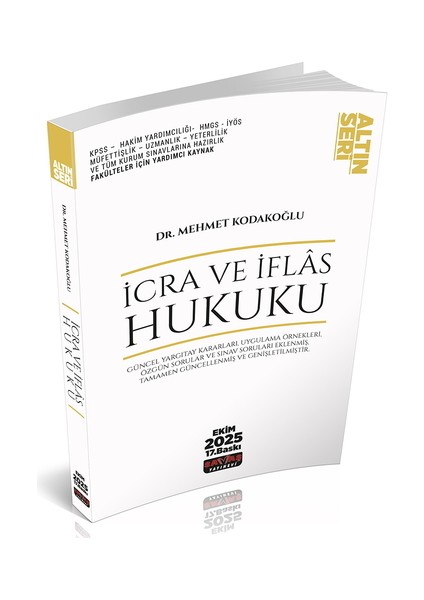 Icra ve Iflas Hukuku Konu Anlatımı Mehmet Kodakoğlu Ekim 2025