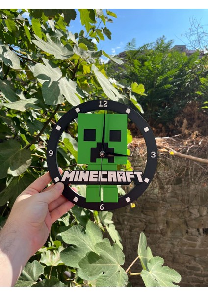 Minecraft Creeper Duvar Saati 3D modelleri