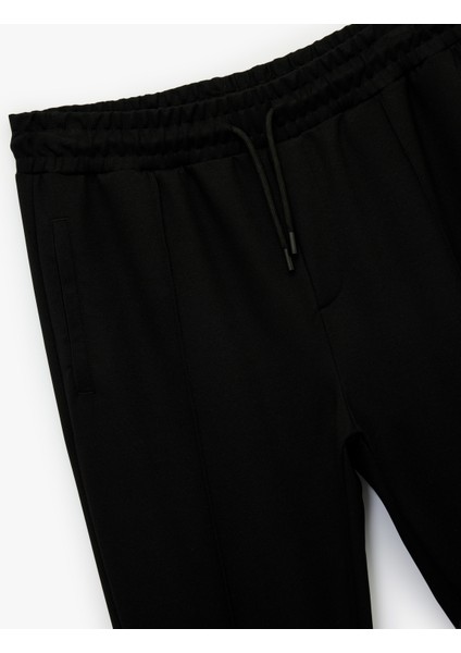 Viskon Cep Detaylı Beli Bağcıklı Spor Eşofman Altı modelleri