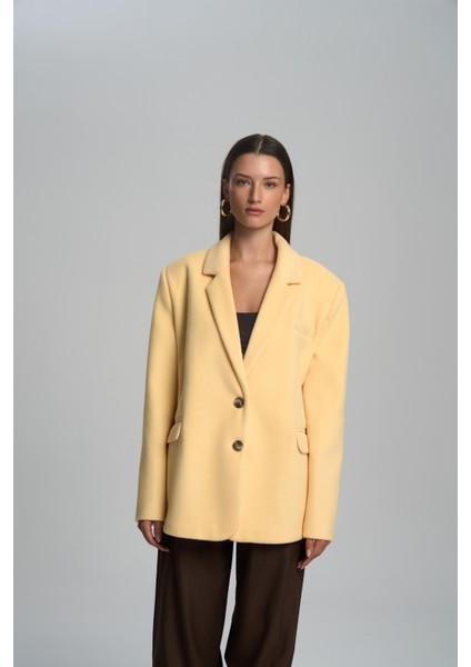 Howell Sarı Blazer Ceket modelleri