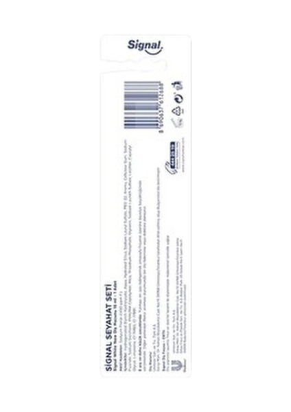 Seyahat Seti Diş Macunu ve Diş Fırçası Koruyucu Etki 16 ml Orta Sertlikte fırsatları