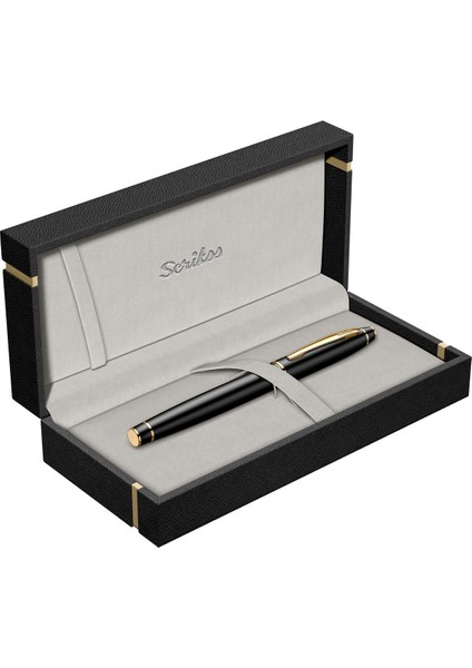 - Wizdesign 35 Roller Kalem Mat Siyah Altın (Ömür Boyu Garantili-Kutulu-Kişiye Özel)